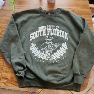Gildan Green University of South Florida Sweatshirt